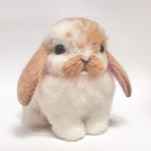 ぬいぐるみ うさぎ ロップイヤー 作家 ゆめかわ ハンドメイド