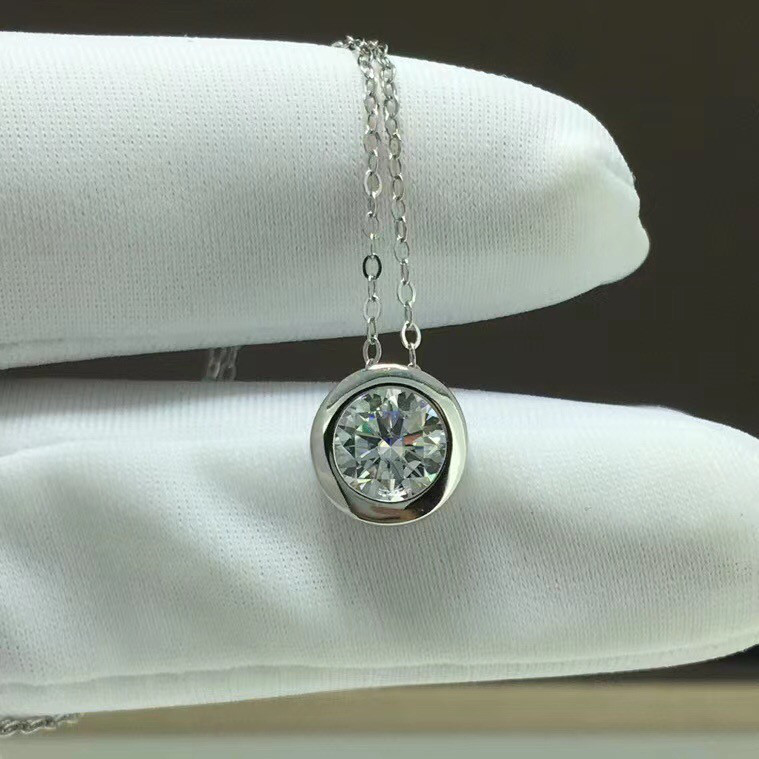 【newデザイン】モアサナイト ネックレス s925