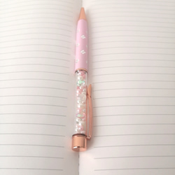 【プリンセス♡パステルピンクボールペン】【簡易ラッピング無料】プレゼントにも❀　ハーバリウムボールペン 11枚目の画像