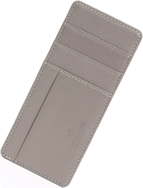 【長財布の中をスッキリ整理】薄型インナーカードケース 長財布カード入れ / ICC1 グレージュ 2枚目の画像