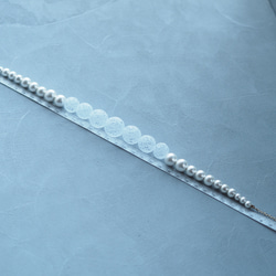 Hirari / 翡翠珍珠項鍊 [K14gf] [棉珍珠] 第8張的照片