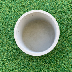 mor-circle　M【モルタル　サークル　プランターカバー　鉢カバー　中】 2枚目の画像