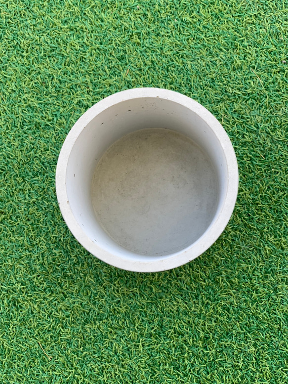 mor-circle　M【モルタル　サークル　プランターカバー　鉢カバー　中】 2枚目の画像