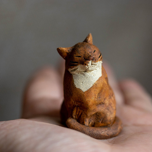 チャー【猫_469】 立体・オブジェ 深尾竜騎 通販 14048977｜Creema