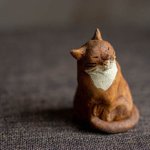 チャー【猫_469】 立体・オブジェ 深尾竜騎 通販 14048977｜Creema