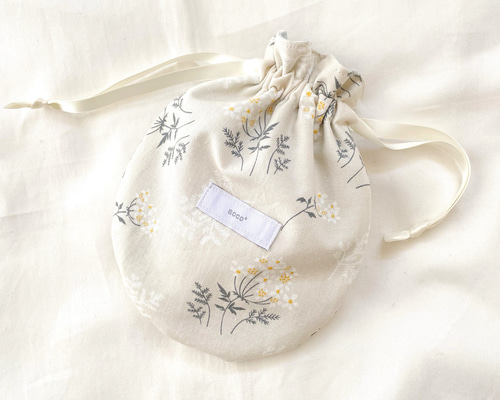 色んなリネンのまるころりん巾着♪ ころまるさん ミニ巾着 | ピージーデザイン 公式オンラインストア