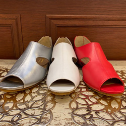【アシオト】神戸の靴職人が作った♪超軽量オープントゥサンダル（AU3301） 1枚目の画像
