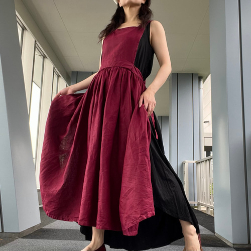 専用　ハンドメイド 麻 リネン ハイネックフレアワンピース 専用 ハンドメイド 麻 リネン ハイネックフレアワンピース 楽天市場