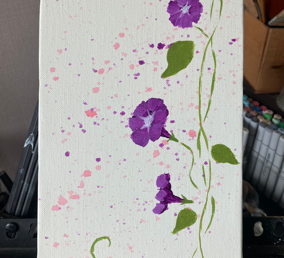 「朝顔」原画 アート作品 4枚目の画像