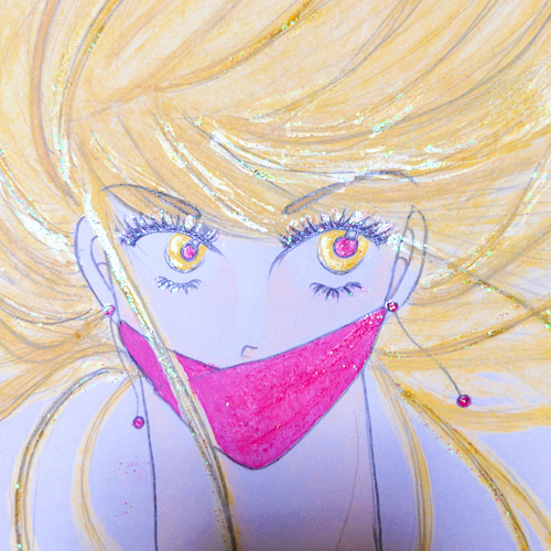 ❤超美人☆手書き美人イラスト(220607)☆配送無料 ○値引不可