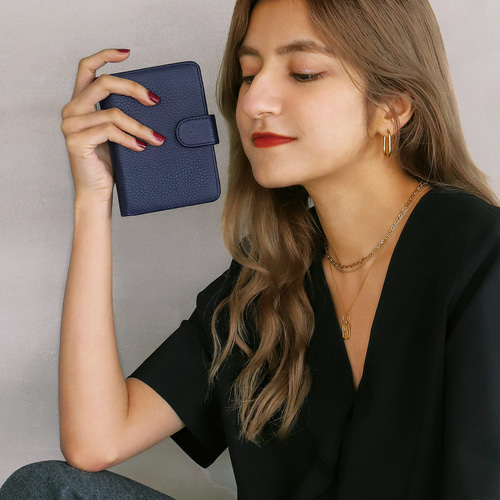 カード15枚 ミニ財布 二つ折り 財布 スキミング防止 RFID レディース