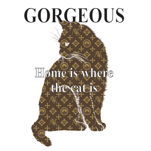 GORGEOUS / セレブなネコT 3枚目の画像