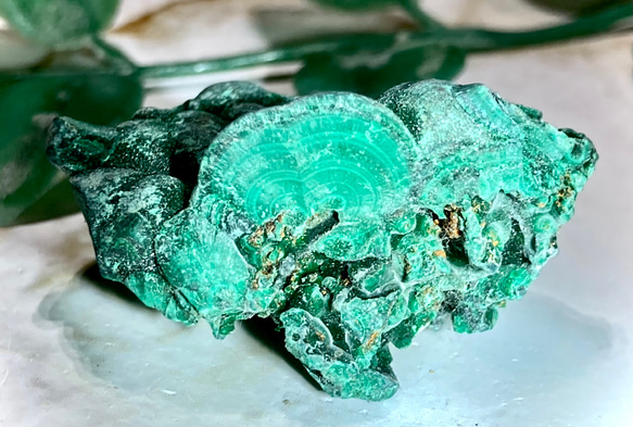 洞察力を高める】マラカイト 孔雀石 ラフストーン 原石 天然石 東洋