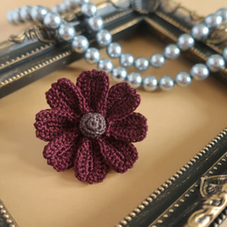 椿のヘアゴム（全5色）｜冬の静寂に咲く、凛華の気品 ヘアゴム MAKINA