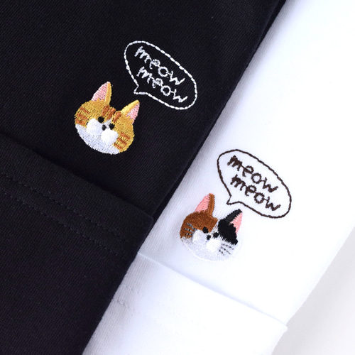 BORTSPRUNGT. 猫ワンピース新品タグ付き franche lippee - 膝下丈 ねこ柄ワンピース 白 新品タグ付き の