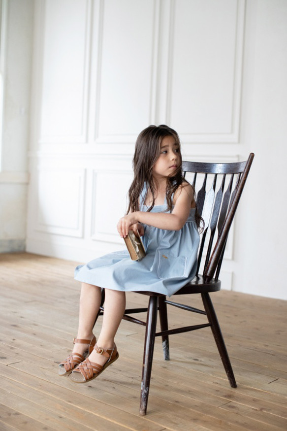 【 SALE 】40％ＯＦＦKIDS picnic one-piece （スカイブルー） 10枚目の画像