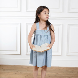 【 SALE 】40％ＯＦＦKIDS picnic one-piece （スカイブルー） 12枚目の画像