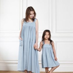 【 SALE 】40％ＯＦＦKIDS picnic one-piece （スカイブルー） 5枚目の画像