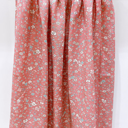 着物　スカート　ピンク　小花　和柄　和風　アップサイクル　　シルク 6枚目の画像