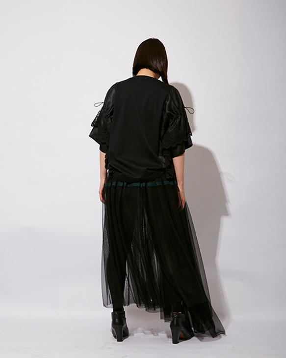 Ariosky Tulle skirt / black 5枚目の画像