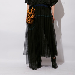 Ariosky Tulle skirt / black 1枚目の画像