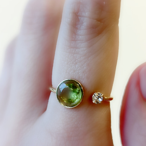 ペリドットリング ペリドット 天然石 天然石リング アクセサリー
