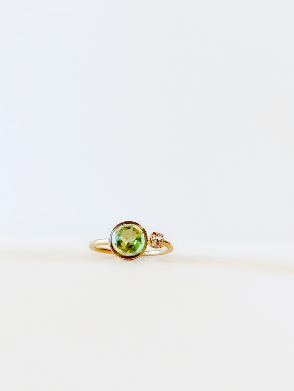 ペリドットリング ペリドット 天然石 天然石リング アクセサリー