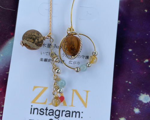 惑星ピアス・木星Jupiter ネックレス・ペンダント ZAN 通販