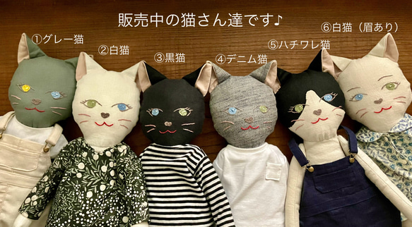 猫の着せ替え人形 4枚目の画像