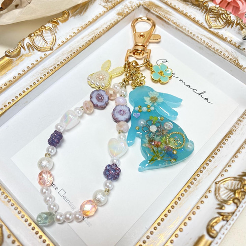 チェコビーズと天然石の7色チャーム　ハンドメイドアクセサリーパーツ チェコビーズと天然石の7色チャーム ハンドメイドアクセサリーパーツ