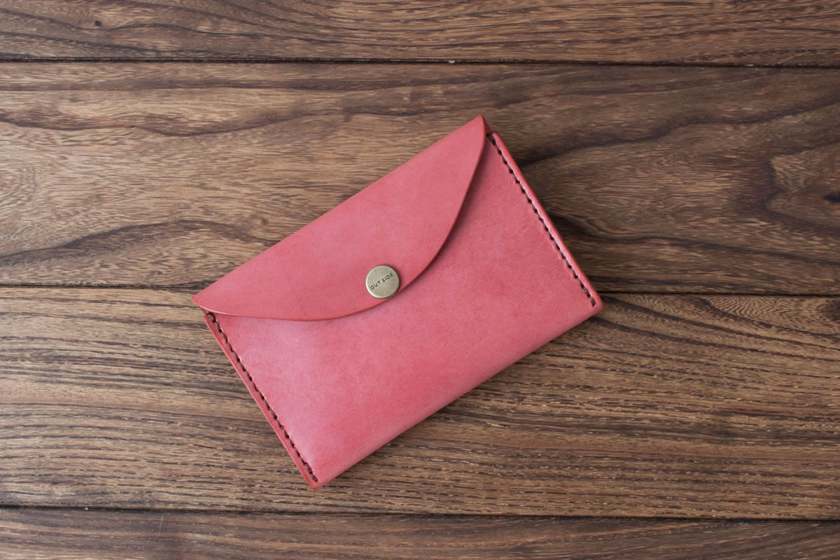 BRIDLE MIDDLE財布 ／ レッド※受注製作