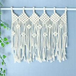 マクラメ　のれん　ガーランド マクラメガーランドL3・マクラメカーテン・マクラメのれん ガーランド