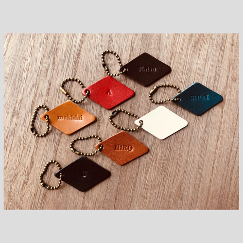 ティファニー カラーブロック レザー ネームタグ ティファニー カラーブロック レザー ネームタグ