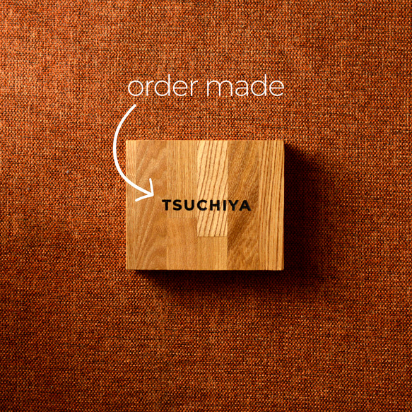 「mocat様専用商品」シンプルな木製の表札＋オプション 3枚目の画像