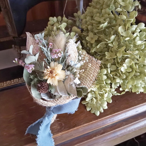 早割＊大きさ選べるナチュラルブーケ 森のお花屋さん【Sサイズ