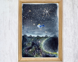 【原画】 満月 越智 紀久張 原画】満月 越智 紀久張 絵画 みちょす 通販 5208454｜Creema