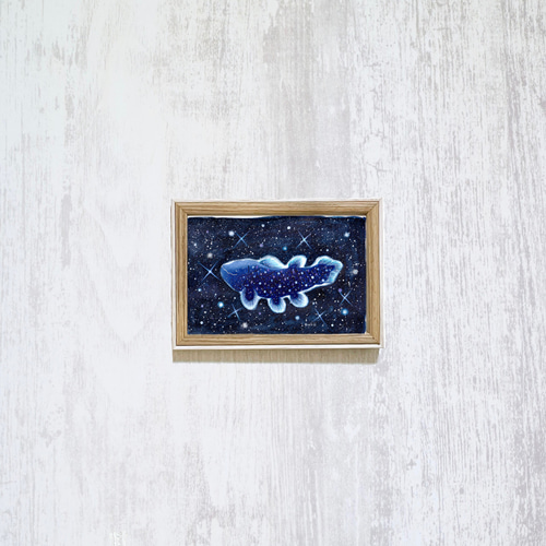 三億五千年生きたシーラカンス 絵画 kuro 通販 14052361｜Creema