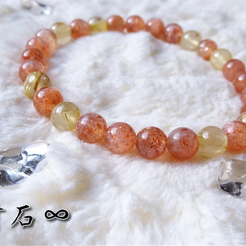 叶石∞【 夢、目標を成功に導く、勝利のお守り 】 サンストーン