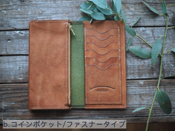 ［prev-proteus L] long wallet beltless/ 長財布(留め具なし) 2枚目の画像