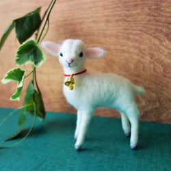 子ヤギ ミニチュア ドール 羊毛フェルト 羊毛フェルト WoolenDogs