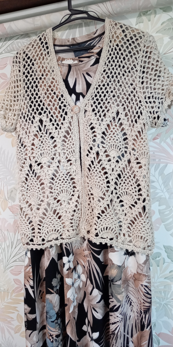 パイナップル編みのサマーカーディガン カーディガン リリー 通販