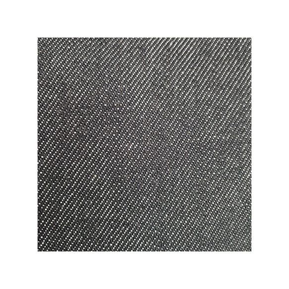 ●本革×デニム生地トートバッグ [ブラックデニム] アシンメトリーデザイン A4サイズ 3枚目の画像