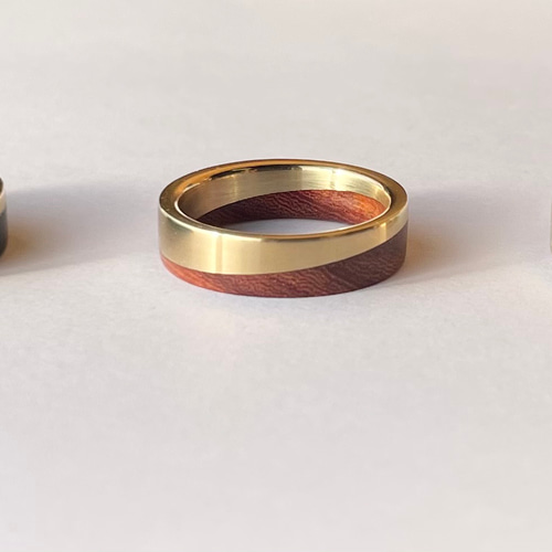 熱販売 ローズウッド ring diagonally silver 指輪 リング 指輪 木 925 アクセサリー