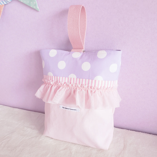 専用ページ【名入れ刺繍可】フリル付き♪レッスンバッグ　シューズケース 楽天市場】送料無料 上履き入れ キャサリンロゴ刺繍入り フリル