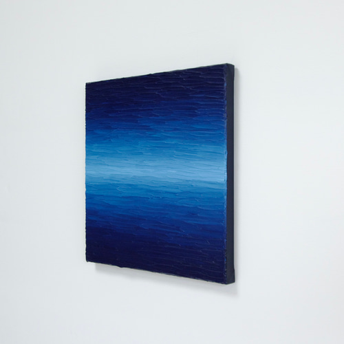 光芒（K-#6）】 インテリアアート 青の絵 ブルー 海 絵画