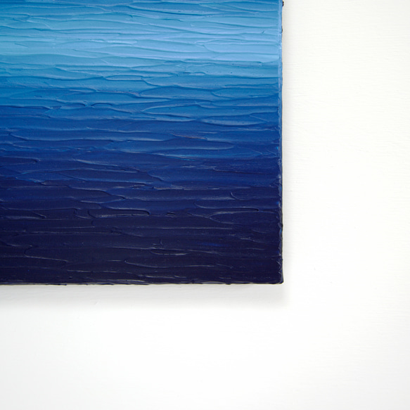【光芒（K-#6）】 インテリアアート 青の絵 ブルー 海 8枚目の画像