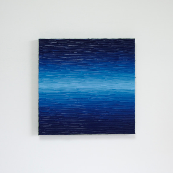 【光芒（K-#6）】 インテリアアート 青の絵 ブルー 海 1枚目の画像