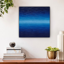 【光芒（K-#6）】 インテリアアート 青の絵 ブルー 海 2枚目の画像