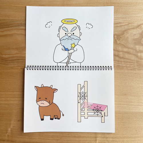 完成品】スケッチブックシアター 七夕のお話 おもちゃ・人形 rabbit