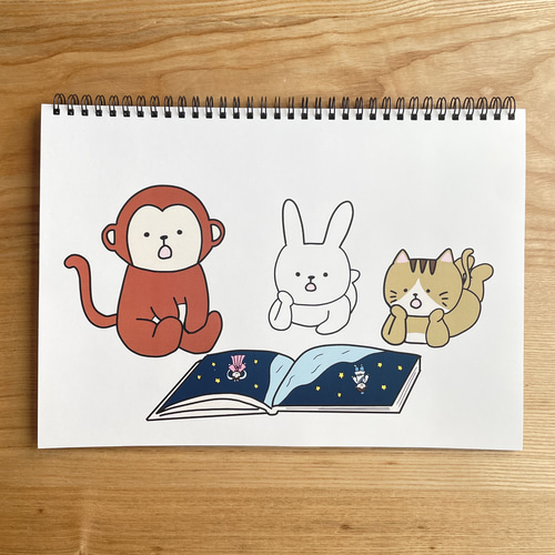 完成品】スケッチブックシアター 七夕のお話 おもちゃ・人形 rabbit